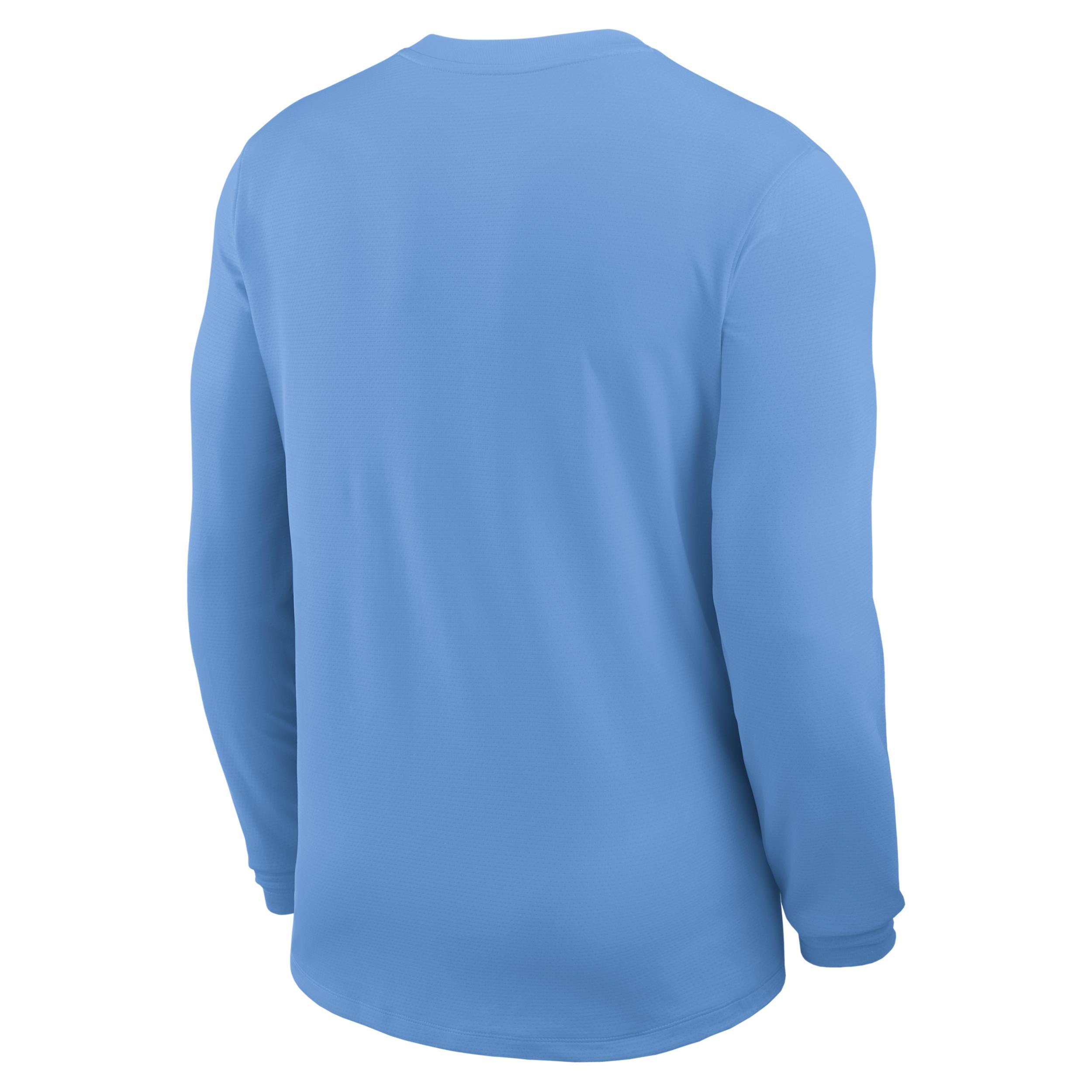 Mens North Carolina Sideline Coach Jordan Brand Dri-FIT College Long-Sleeve Top | 0JB10DWWNCN-2QD Product Image
