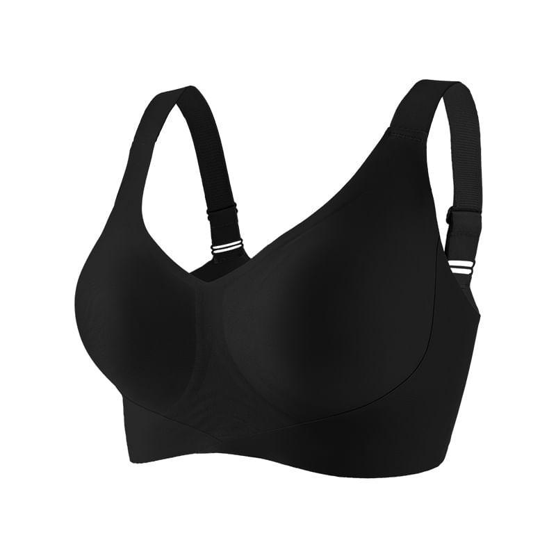 Plain Seamless Wireless Push Up Bra Product Image