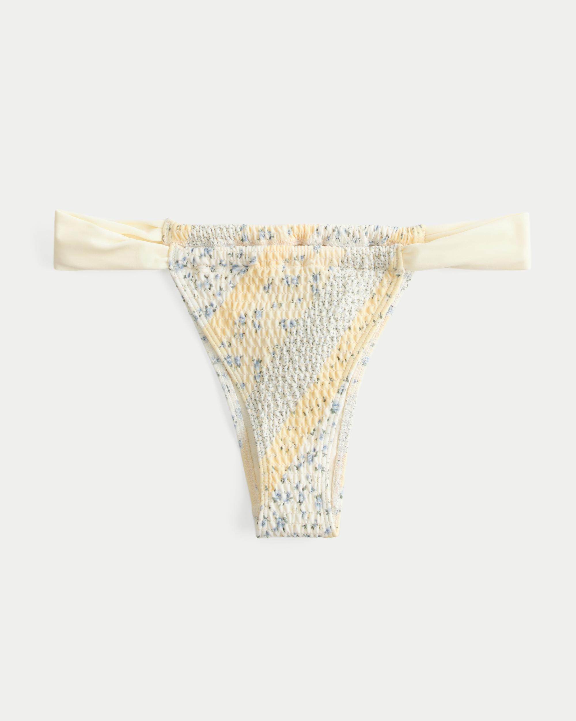 Smocked High-Leg Cheekiest Bikini Bottom Product Image