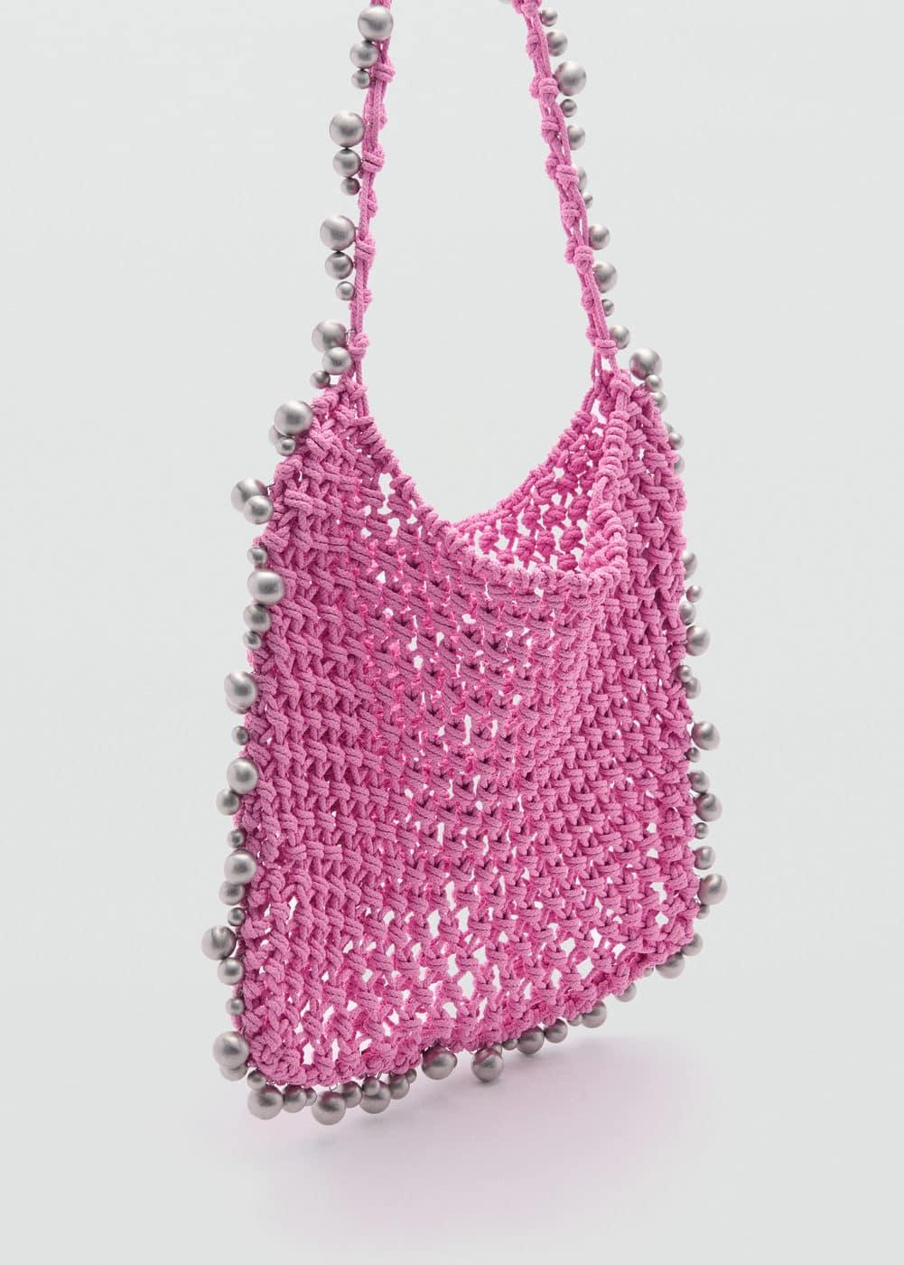 Beaded  bag - Women | MANGO USA Product Image