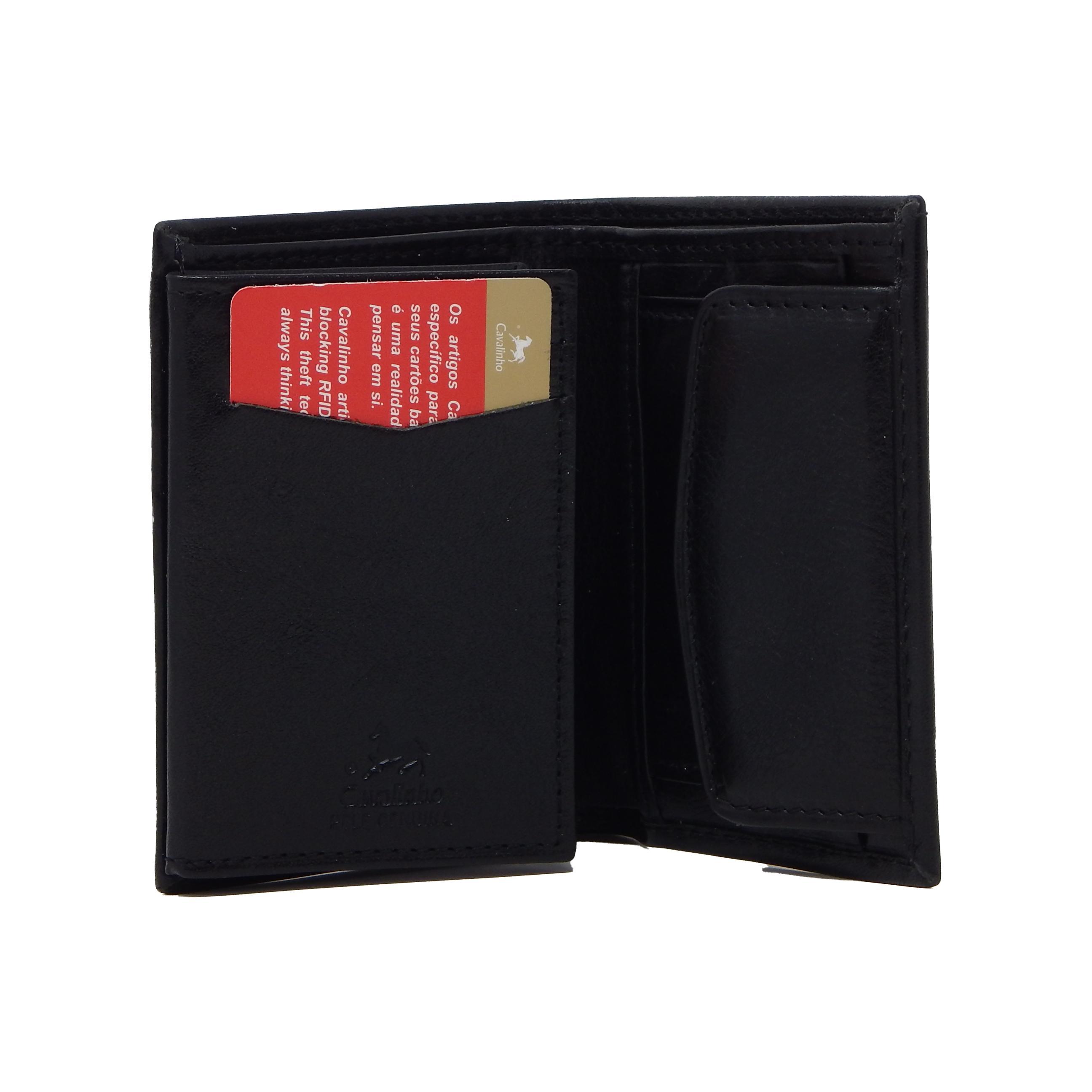 Men's Trifold Leather Wallet Product Image