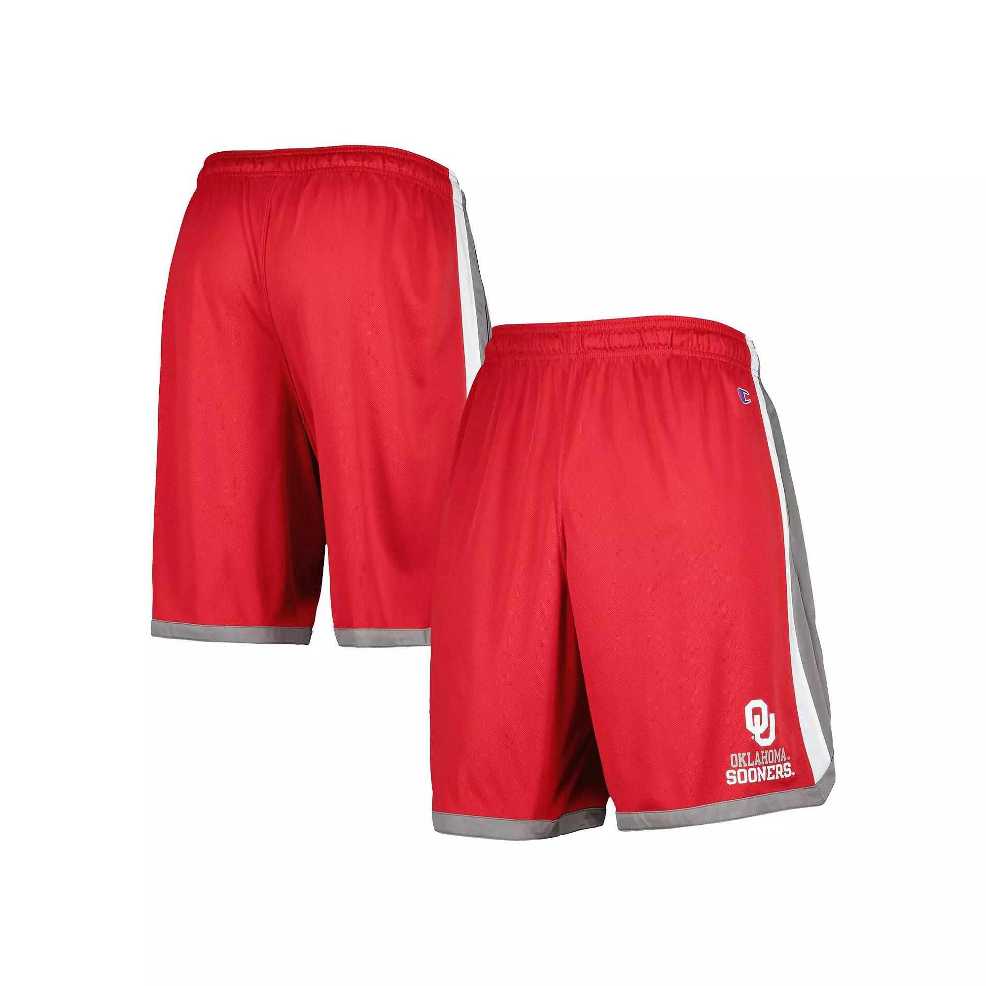 Men's Champion Crimson Oklahoma Sooners Basketball Shorts,  Product Image