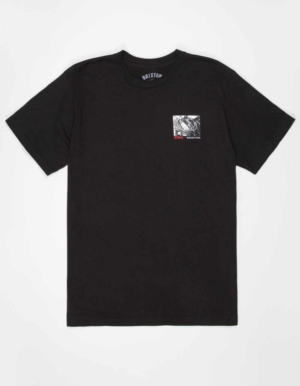 BRIXTON x Coors Range Mens Tee - BLACK Product Image