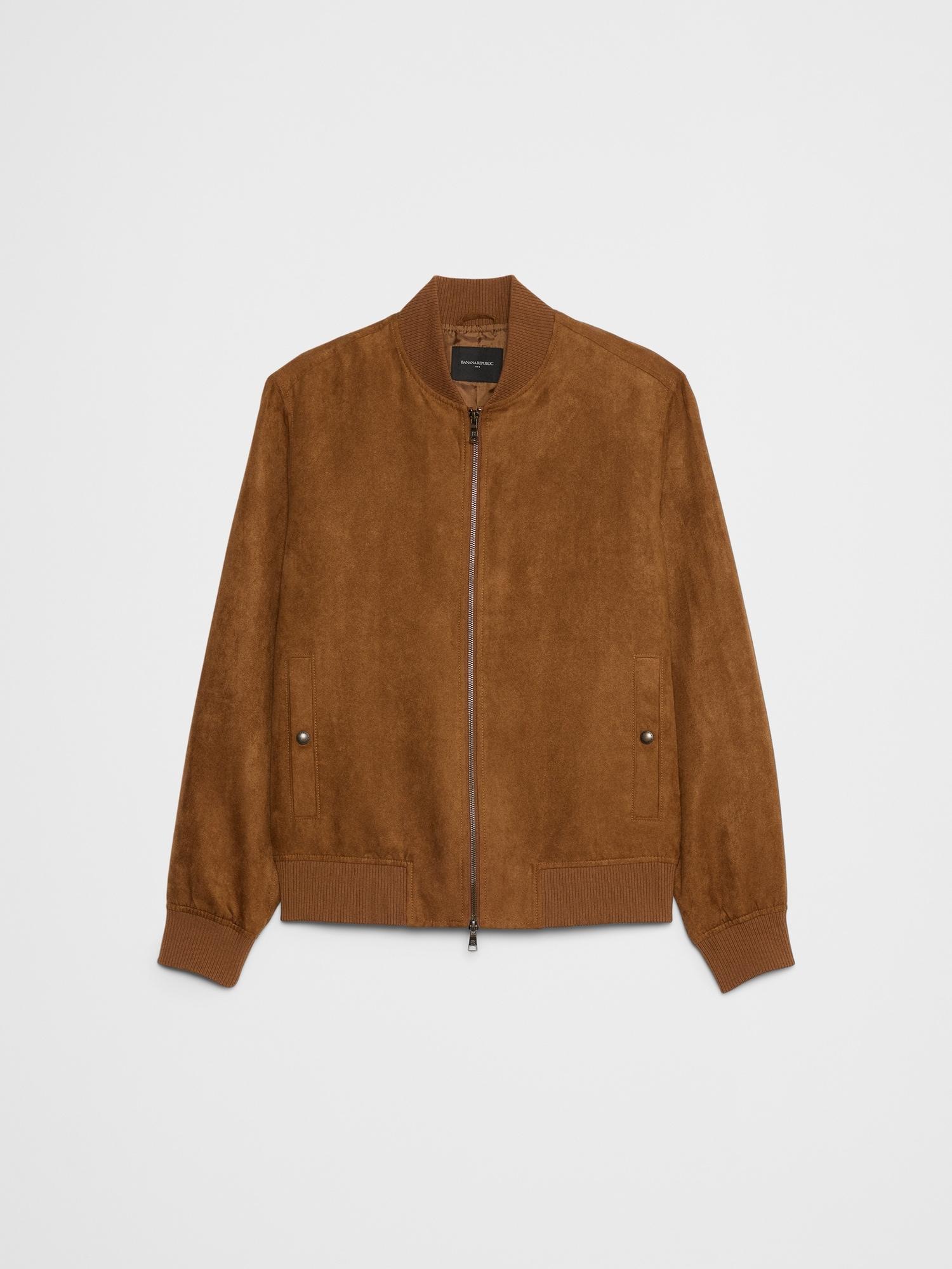 Vegan Suede Bomber Product Image