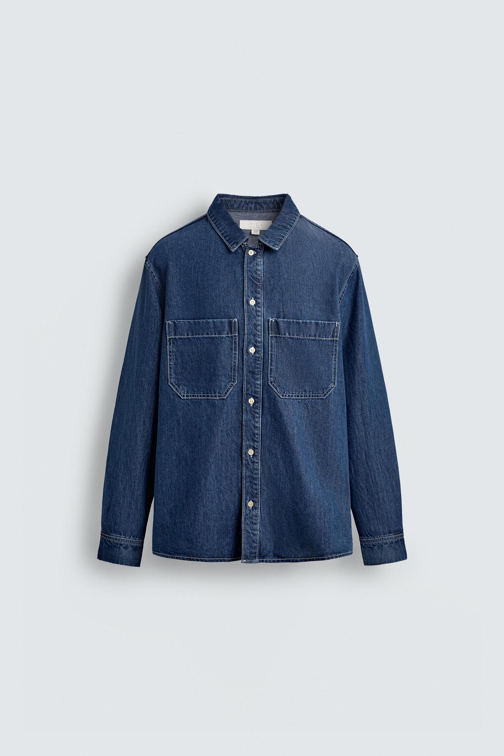 REGULAR FIT DENIM SHIRT Product Image