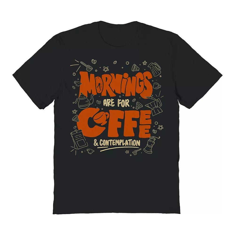 Mens COLAB89 by Threadless Mornings Are For Coffee Contemplation Graphic Tee Product Image