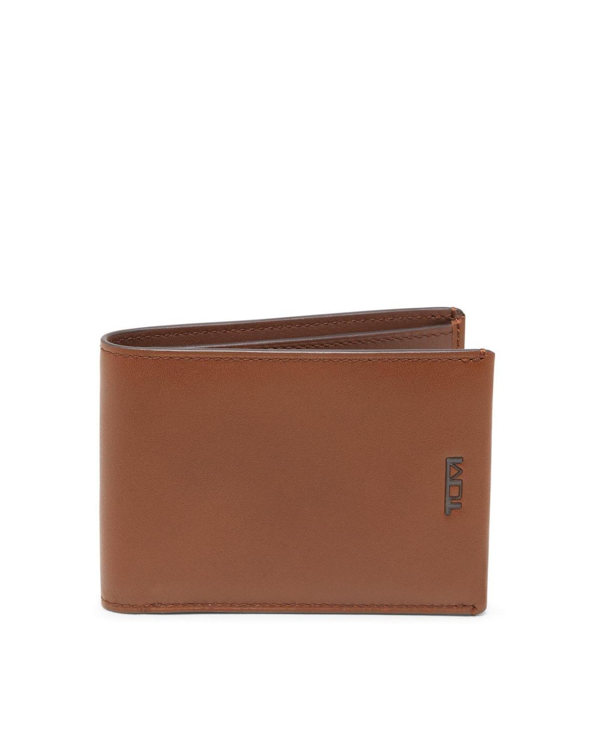 Mens Nassau Leather Double Bifold Wallet Product Image