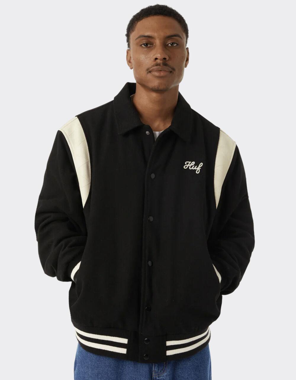 HUF Song Mens Varsity Jacket - BLACK Product Image