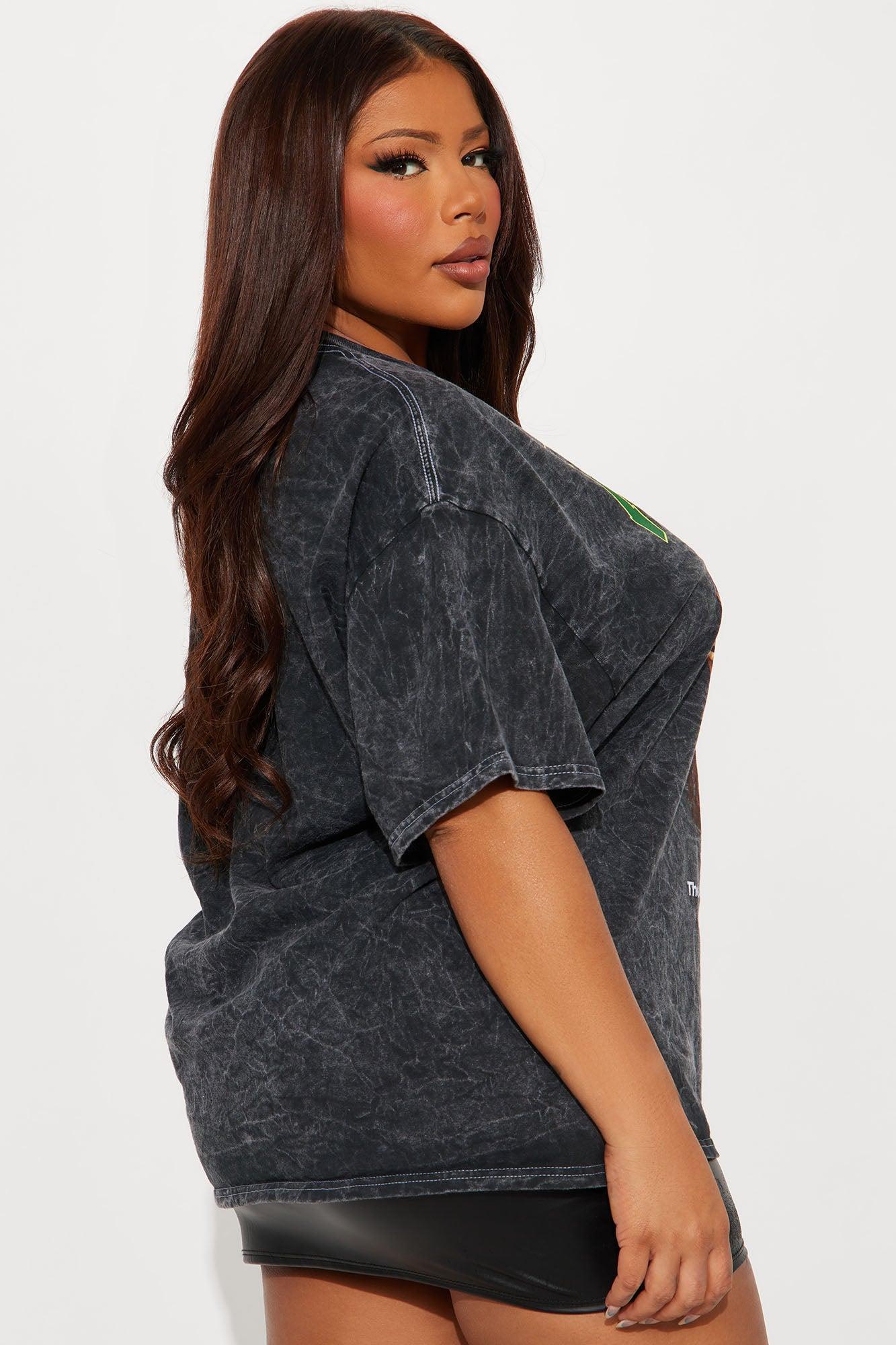 Paid in Full Washed Oversized Tee - Black Product Image