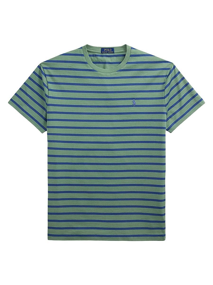 Mens Classic-Fit Striped Jersey T-Shirt Product Image