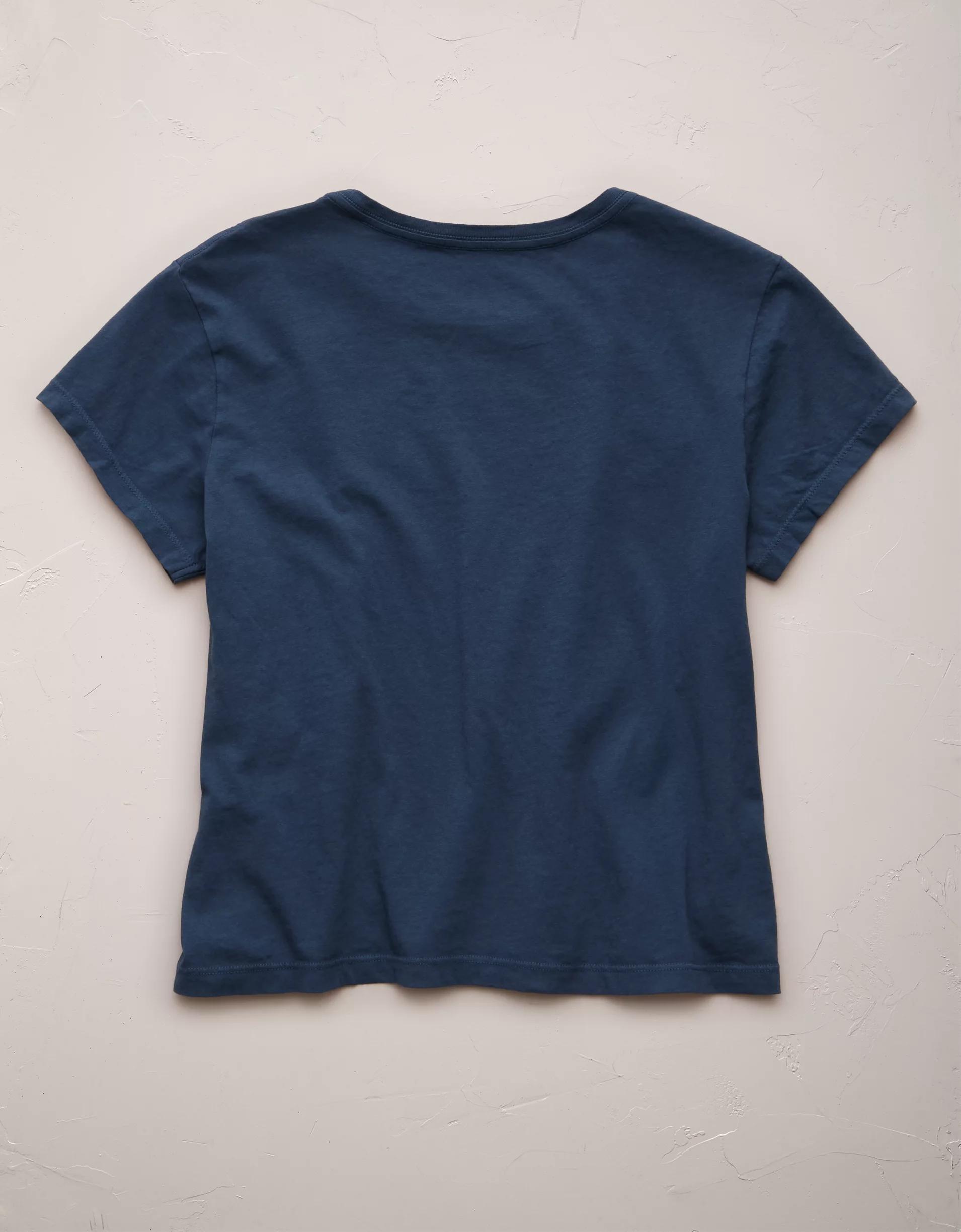 AE77 Premium Boxy Cropped Crewneck T-Shirt Product Image