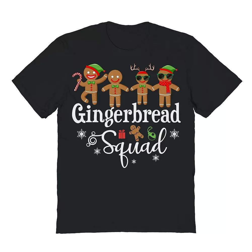 Men's Gingerbread Squad Christmas Graphic Tee, Adult Unisex,  Product Image