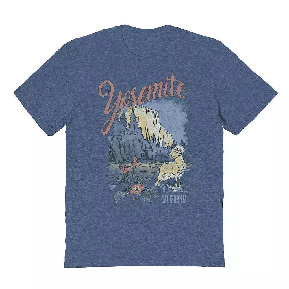 Mens COLAB89 by Threadless Yosemite Graphic Tee Grey Indigo Product Image