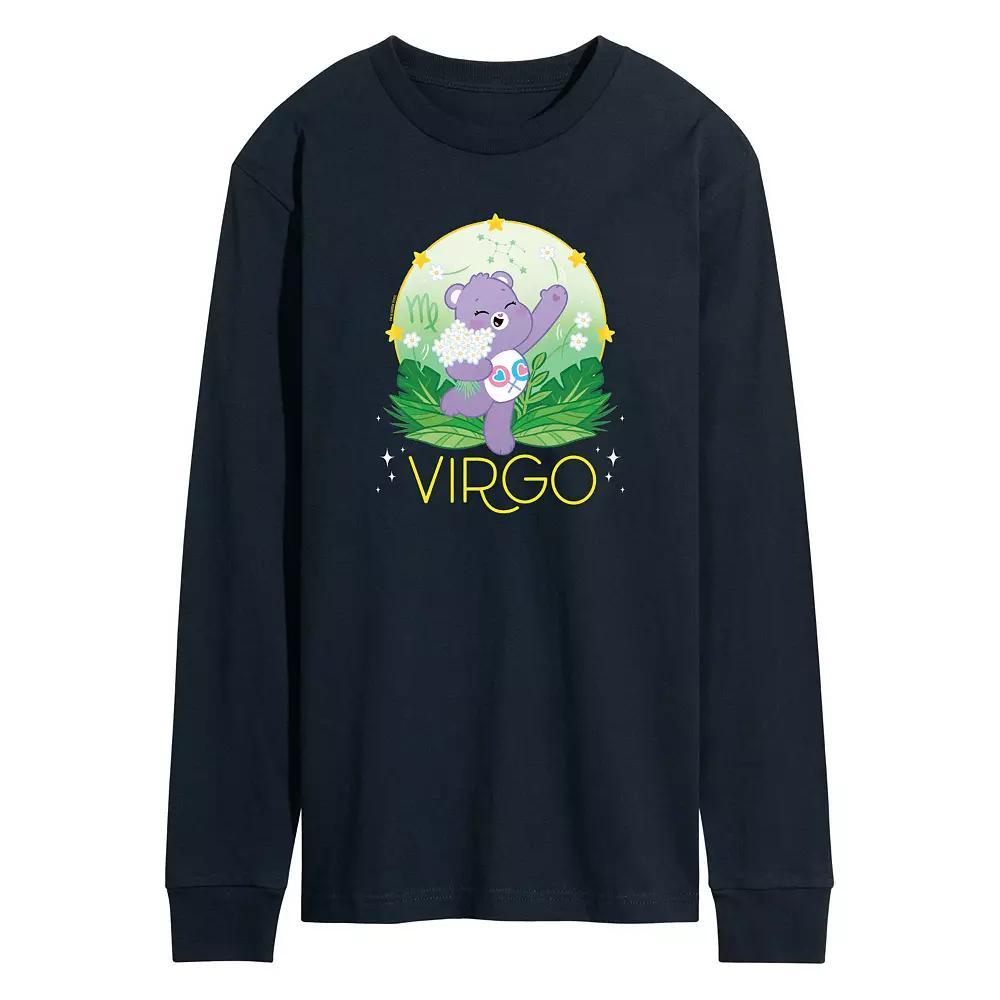 Men's Care Bears Virgo Long Sleeve Graphic Tee,  Product Image