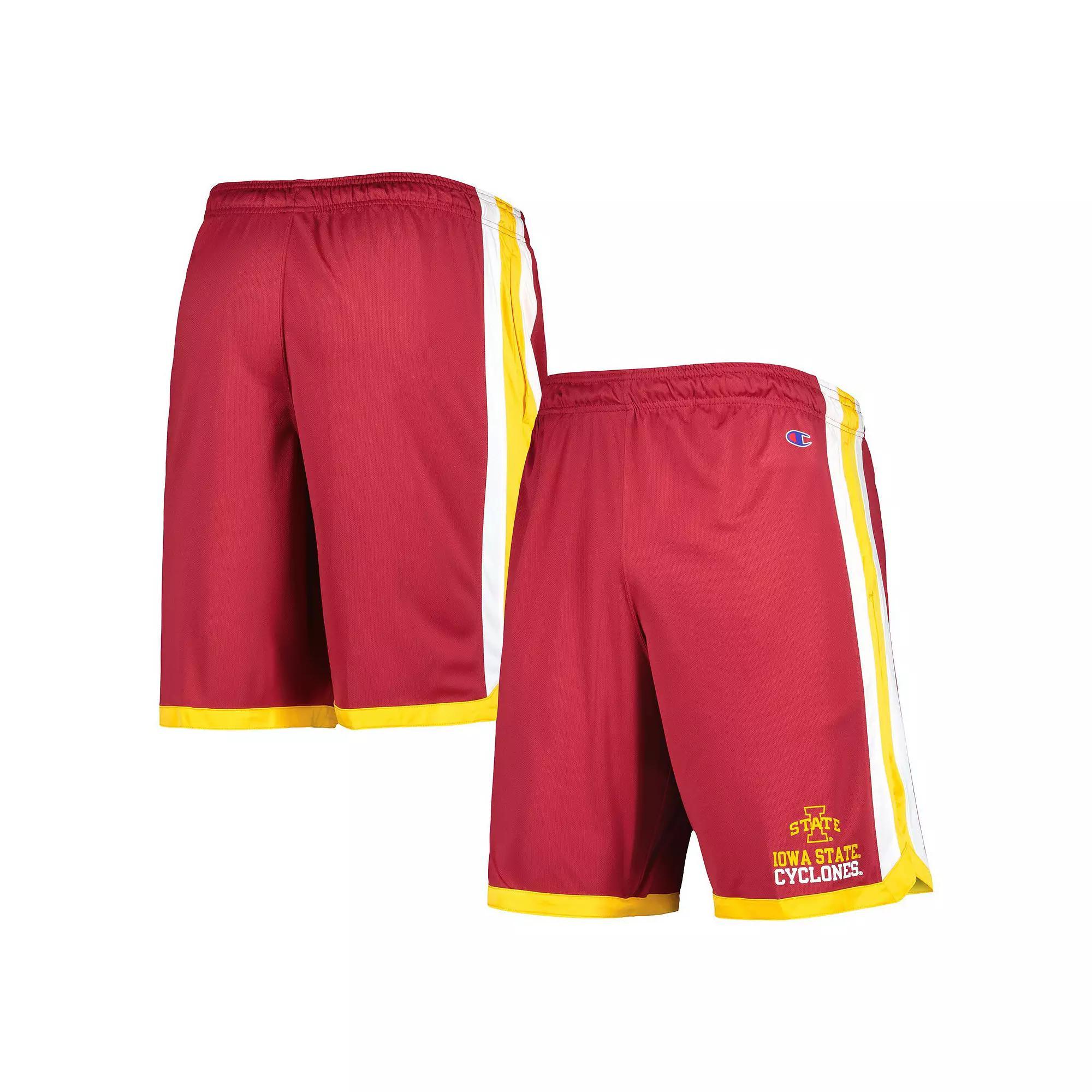 Men's Champion Cardinal Iowa State Cyclones Basketball Shorts, Size: Small, Red Product Image