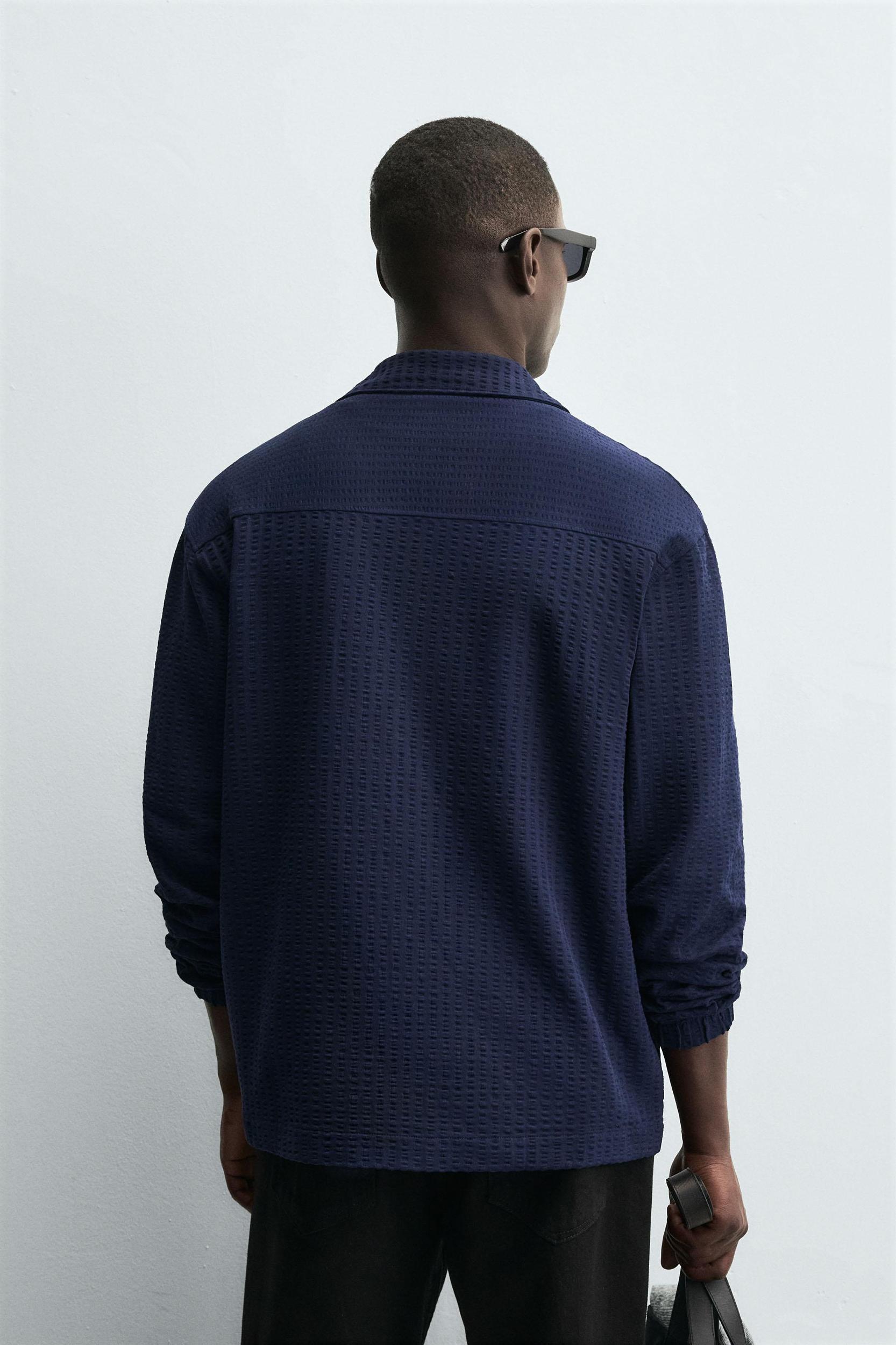 COMFORT SEERSUCKER OVERSHIRT Product Image
