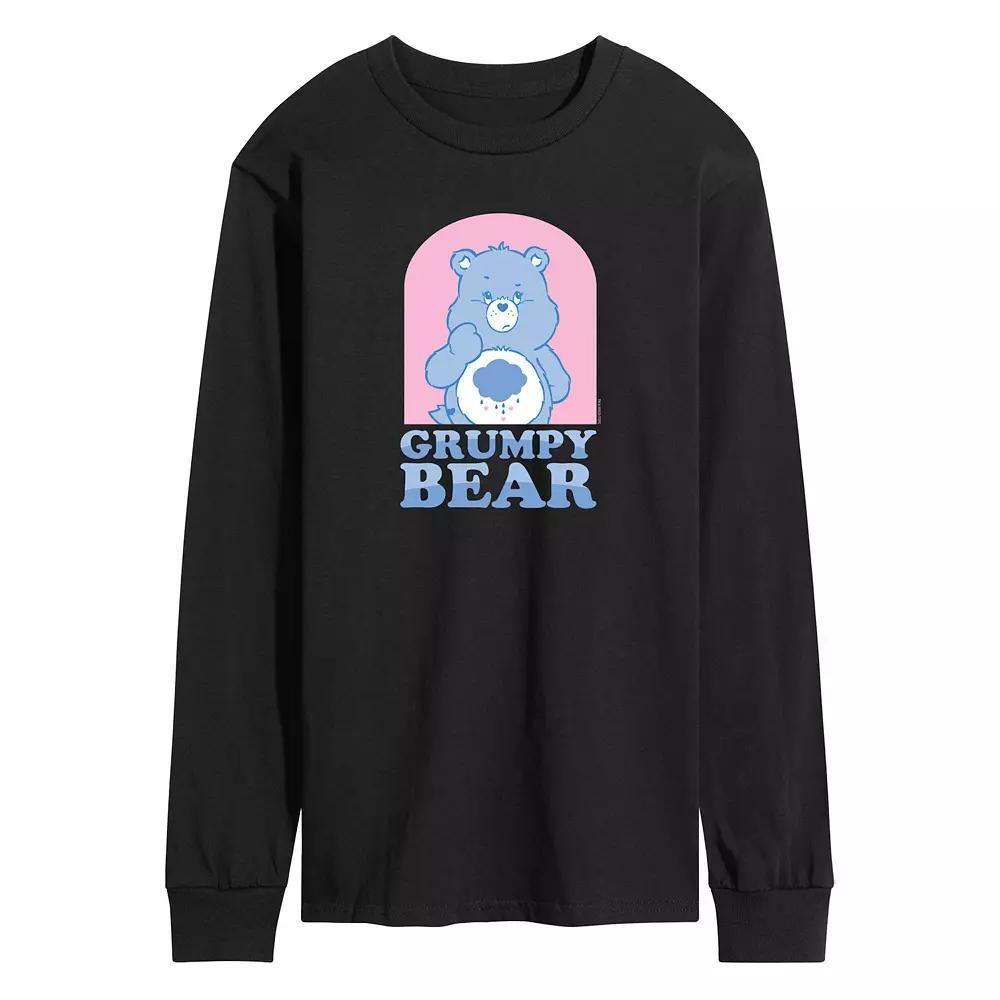 Men's Care Bears Pastel Grumpy Bear Long Sleeve,  Product Image
