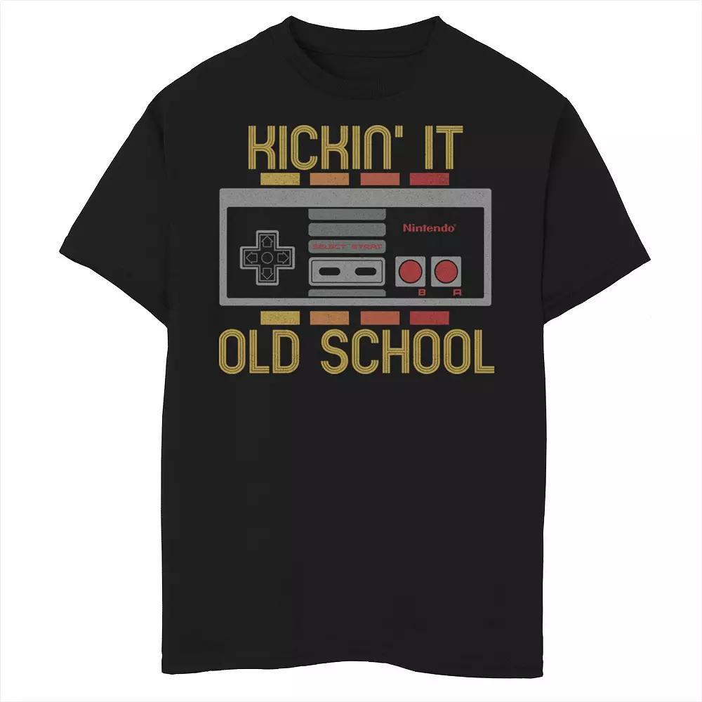 Boys 8-20 Nintendo NES Retro "Kickin' It Old School" Tee, Boy's,  Product Image