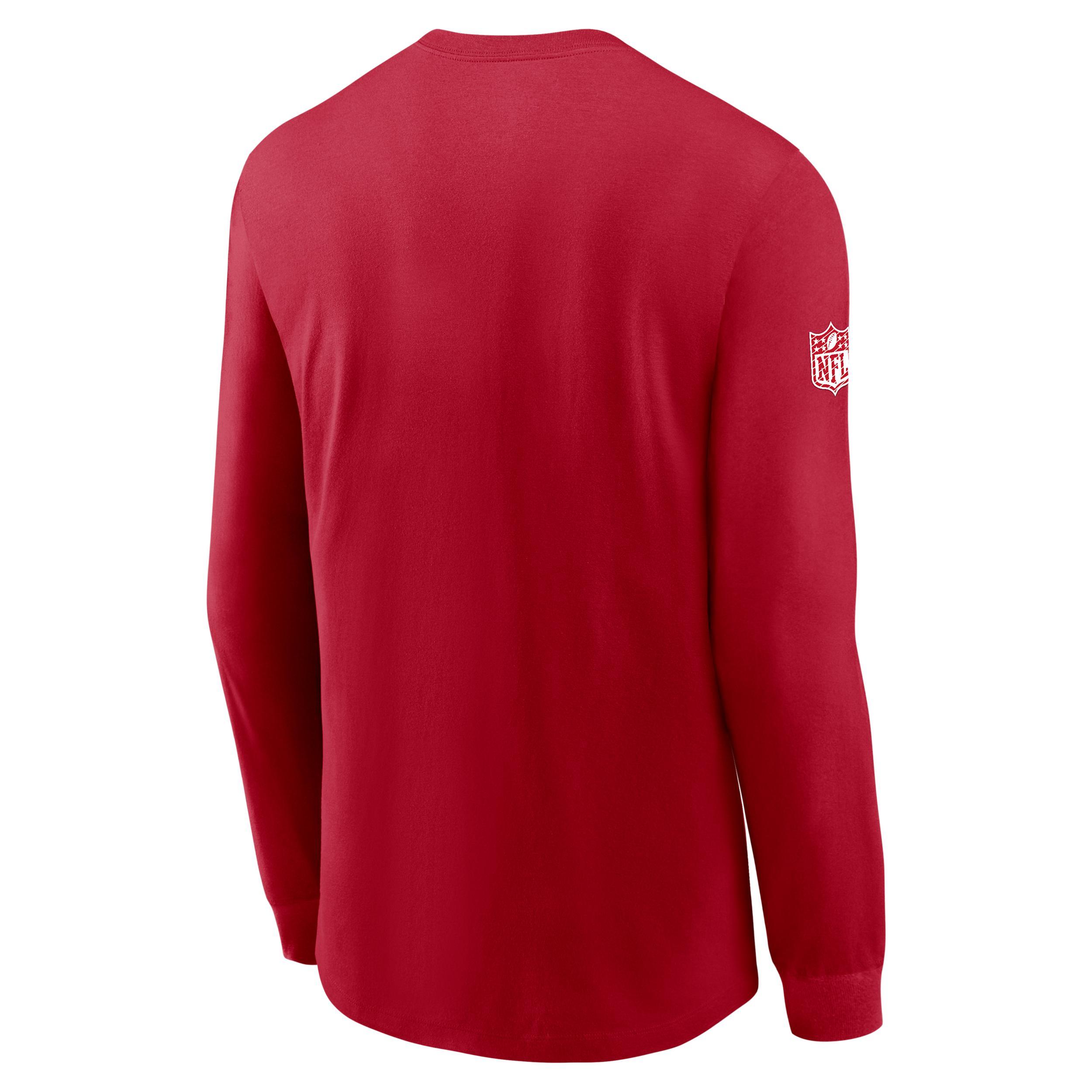 Tampa Bay Buccaneers Sideline Team Issue Nike Men's Dri-FIT NFL Long-Sleeve T-Shirt Product Image