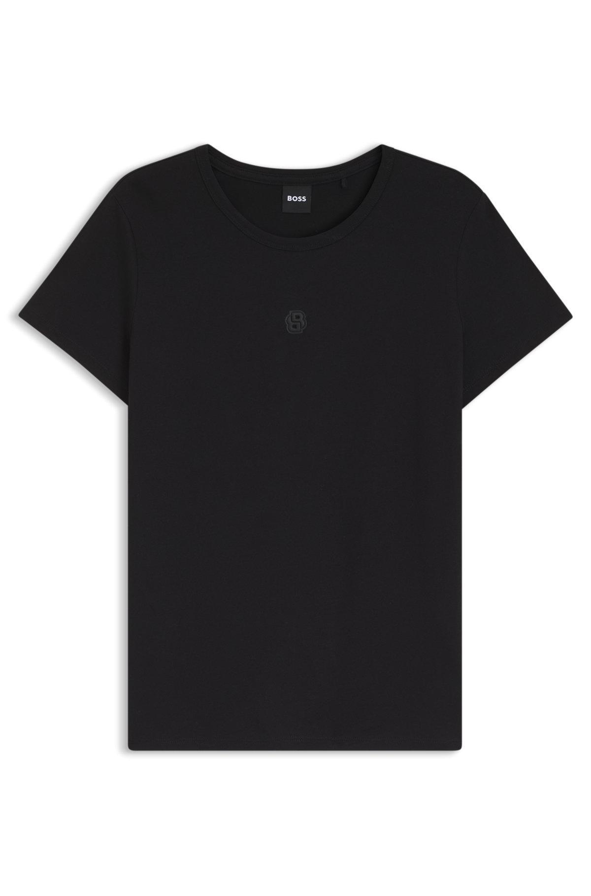 Cotton-jersey T-shirt with logo detail Product Image