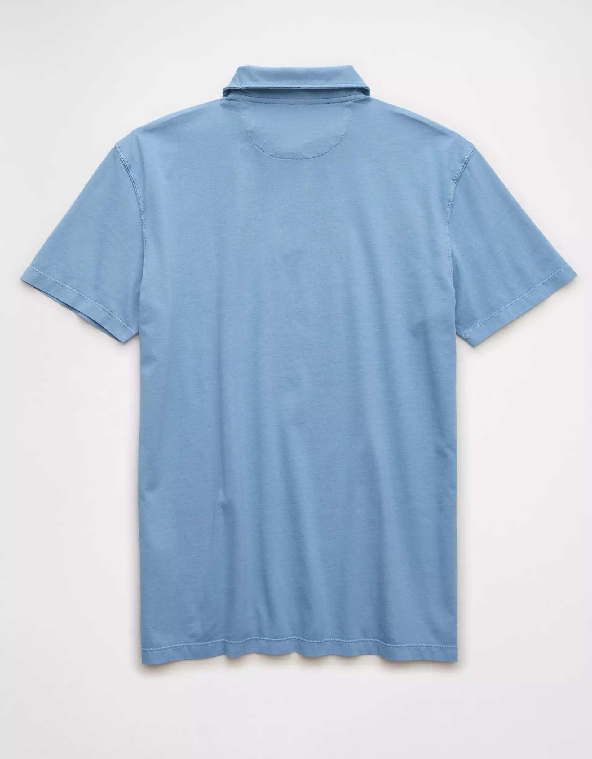 AE Lived-In Jersey Polo Shirt Product Image