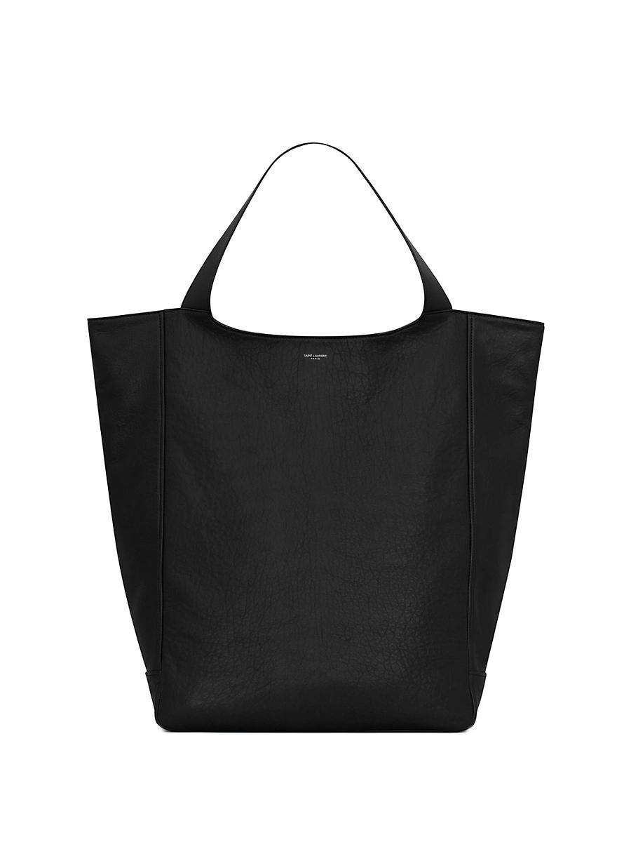 Womens Maxi Tote In Grained Leather Product Image