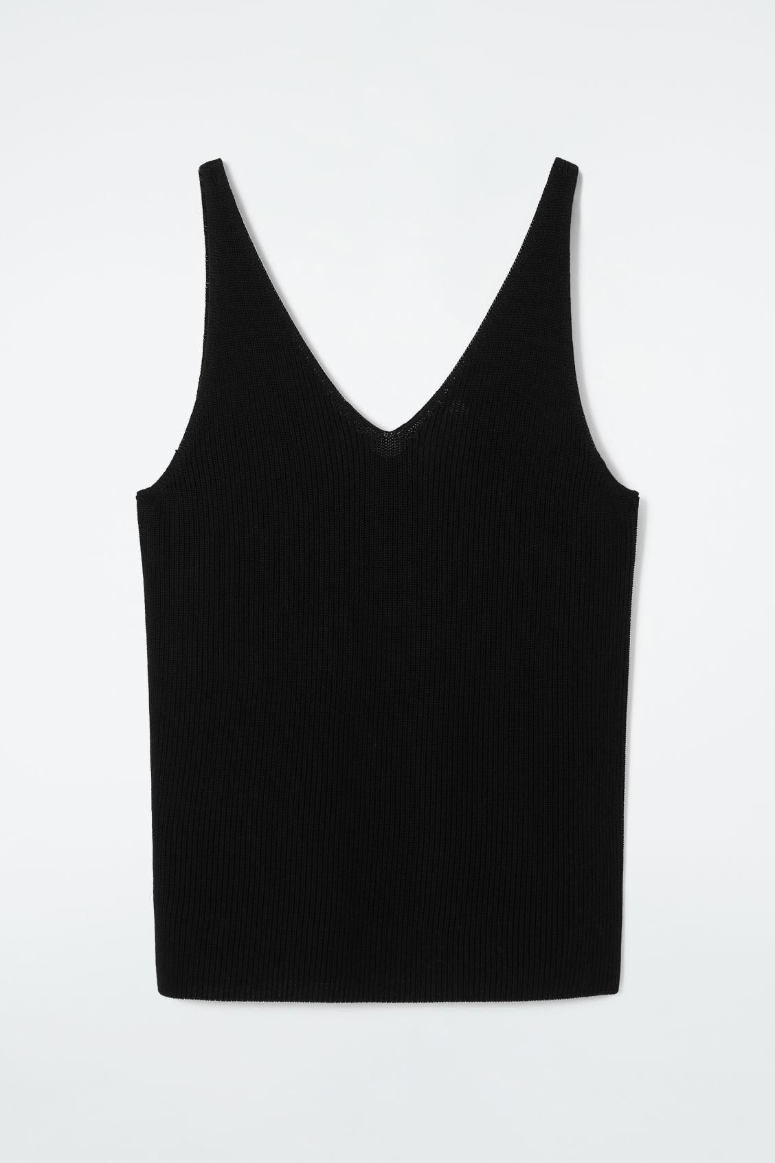 RIBBED-KNIT TANK TOP Product Image