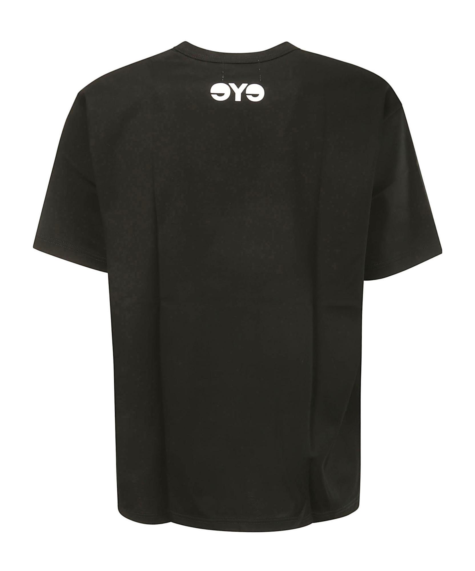 JUNYA WATANABE Short-sleeved Cotton T-shirt In Black Product Image