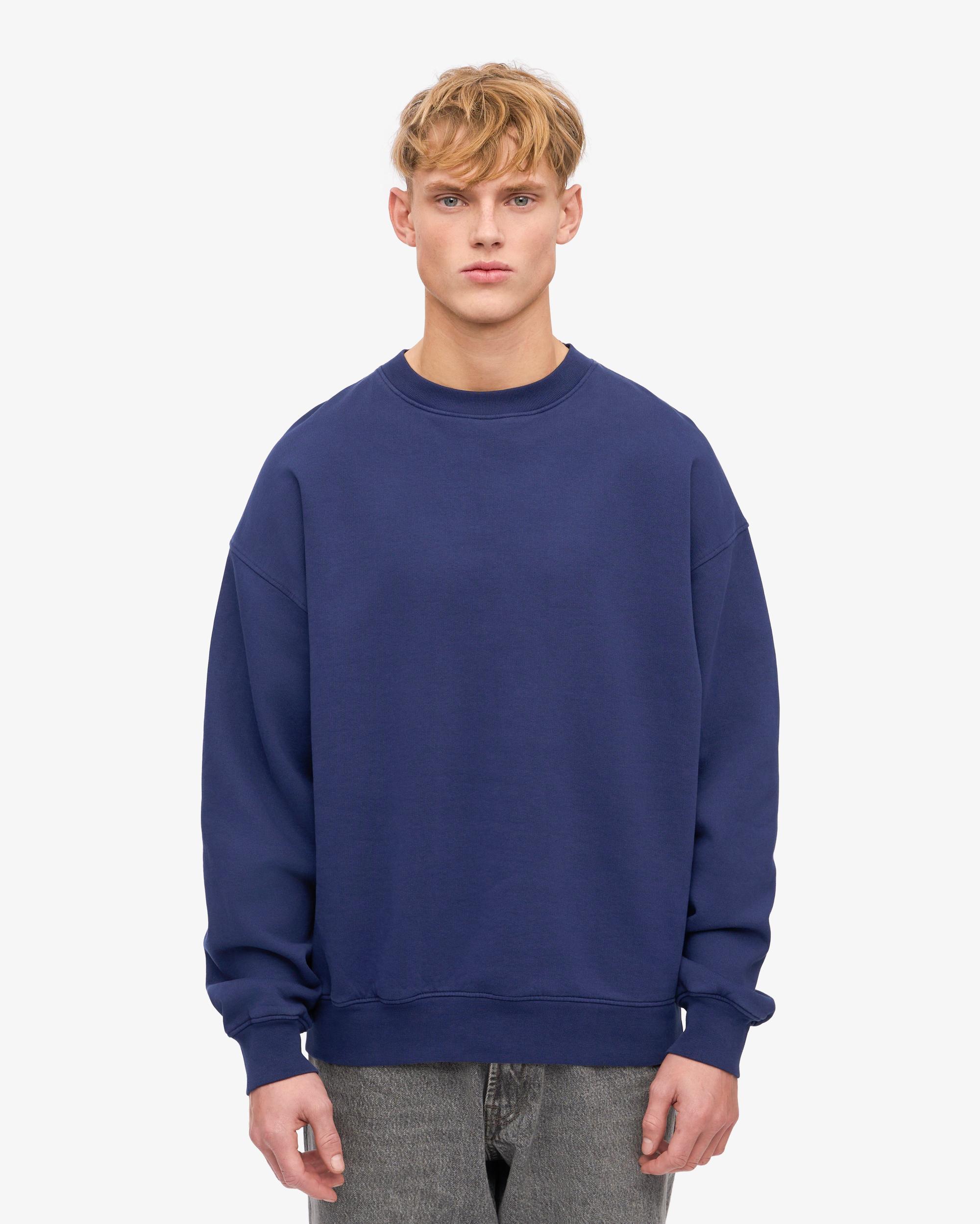 Organic Oversized Crew - Hunter Green Product Image