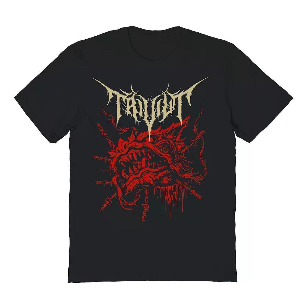Men's Dragon Head Trivium Graphic Tee, Size: XL, Black Product Image
