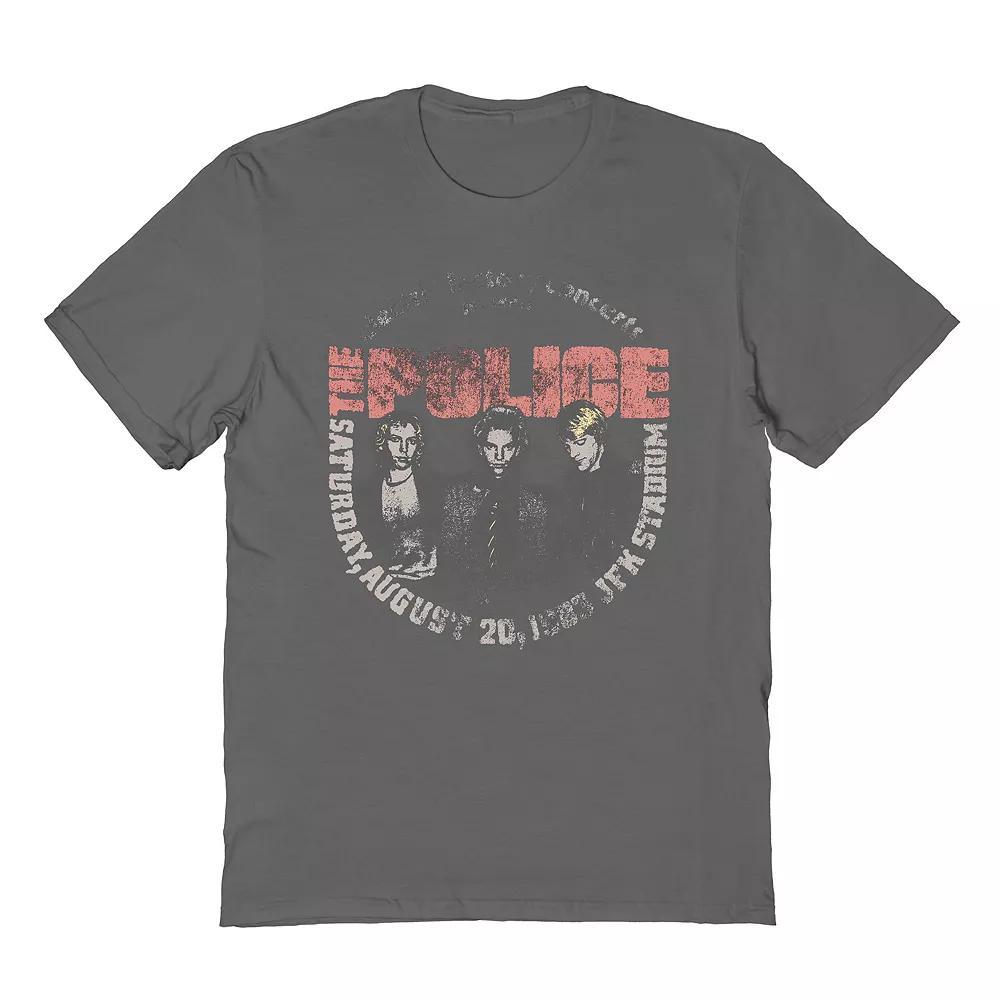 Men's The Police Tee, Size: Large, Gray Product Image