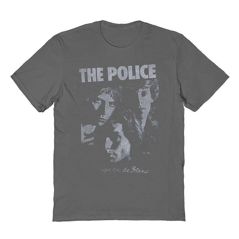 Men's The Police Tee, Size: Large, Gray Product Image