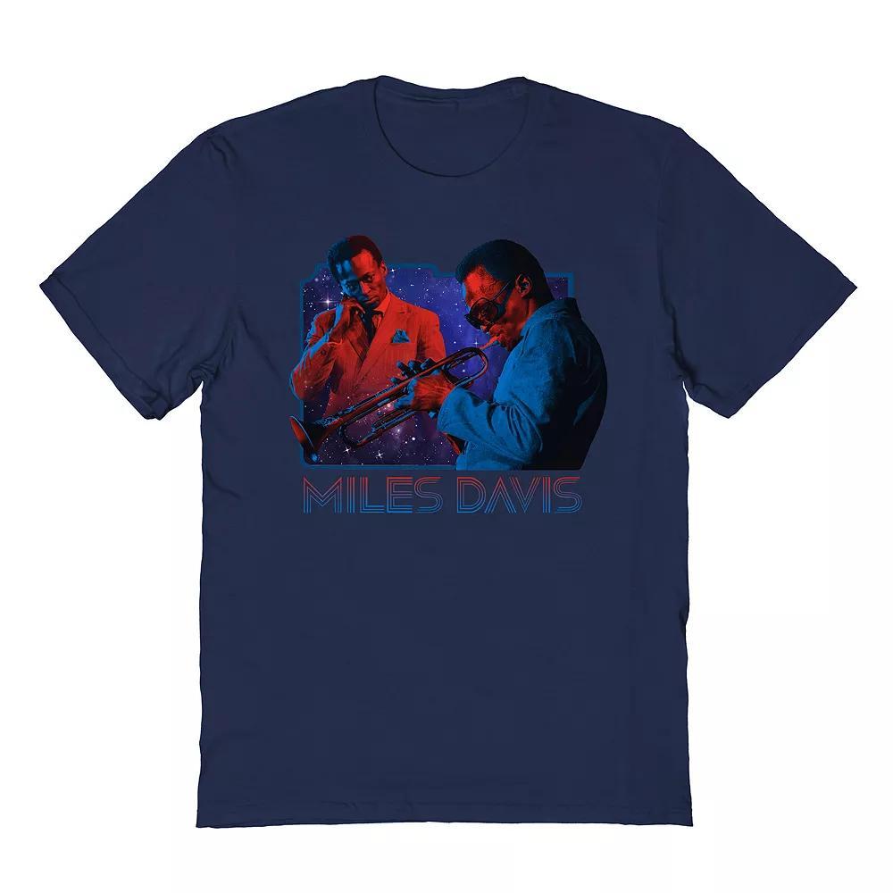 Men's Miles Davis Tee, Size: XL, Blue Product Image