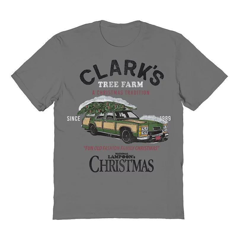 Men's Tree Farm National Lampoon's Christmas Vacation Graphic Tee, Size: XXL, Grey Product Image