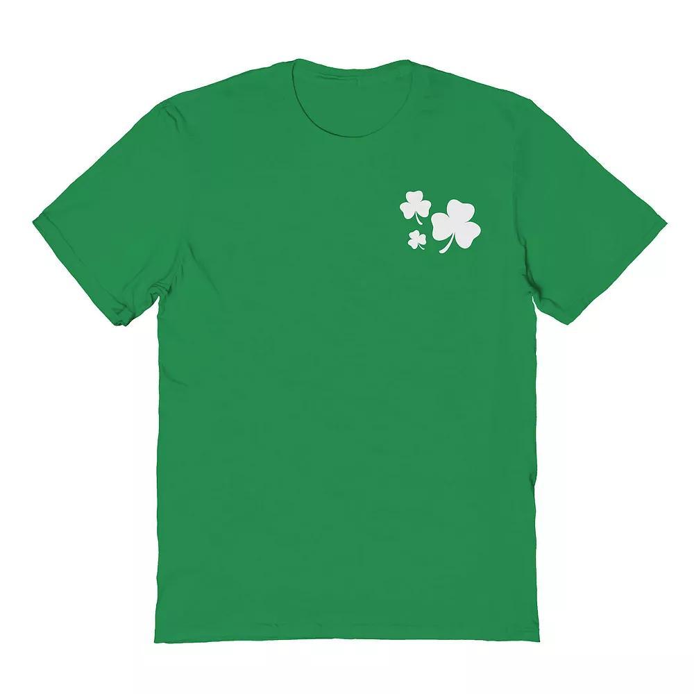 Men's St Patrick's Day Shamrock Pocket Graphic Tee,  Product Image