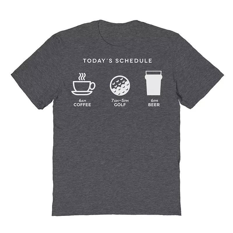 Men's Duke & Sons Golf Schedule Graphic Tee, Adult Unisex,  Product Image