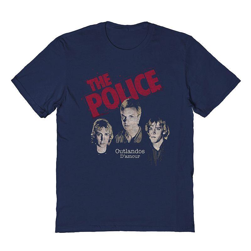 Men's The Police Tee, Size: XXL, Blue Product Image