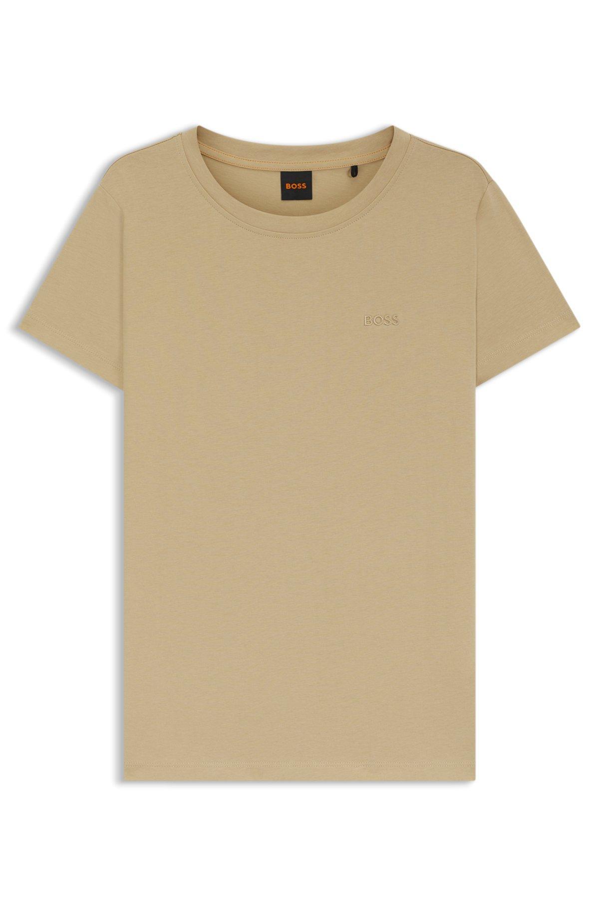 Cotton-jersey T-shirt with logo detail Product Image