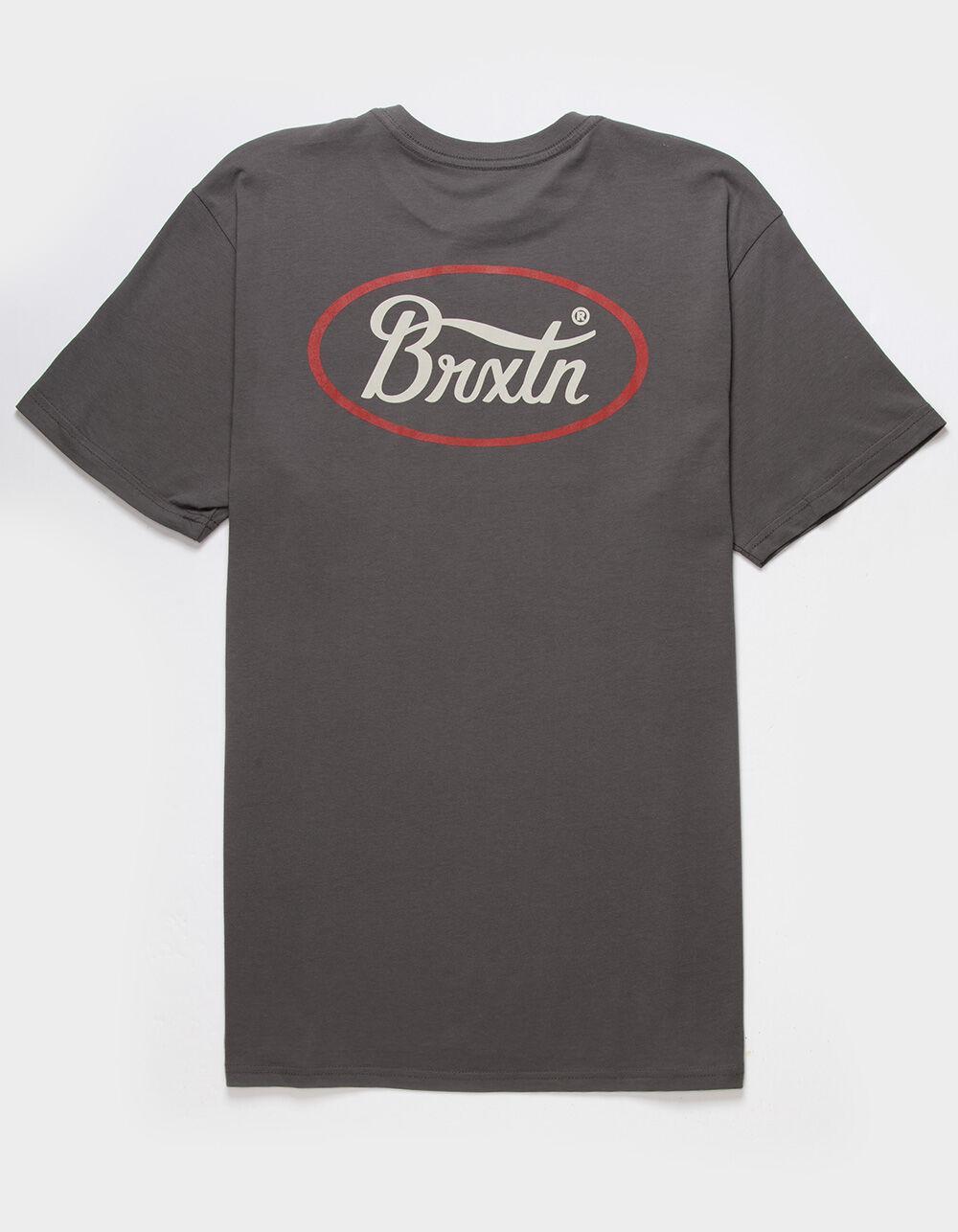 BRIXTON Parsons Mens Tee - CHARCOAL Product Image