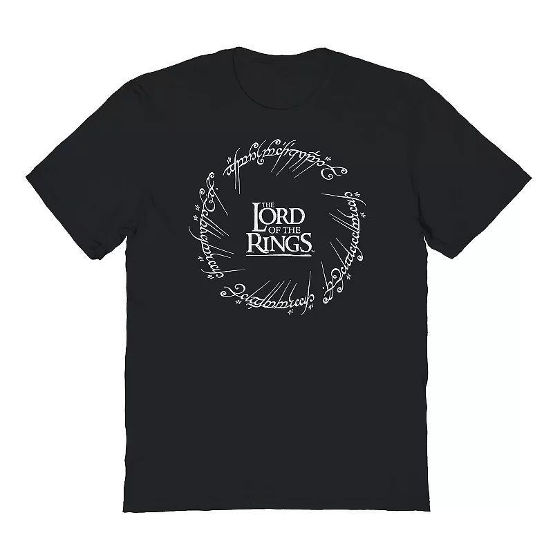 Men's LOTR Graphic Tee, Size: Small, Black Product Image