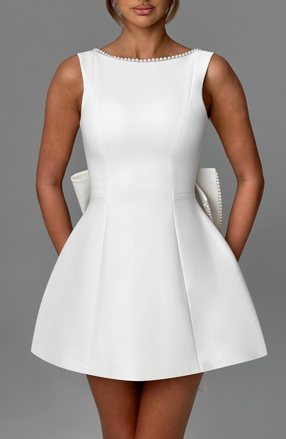 Carrie Mini Dress - Ivory Product Image