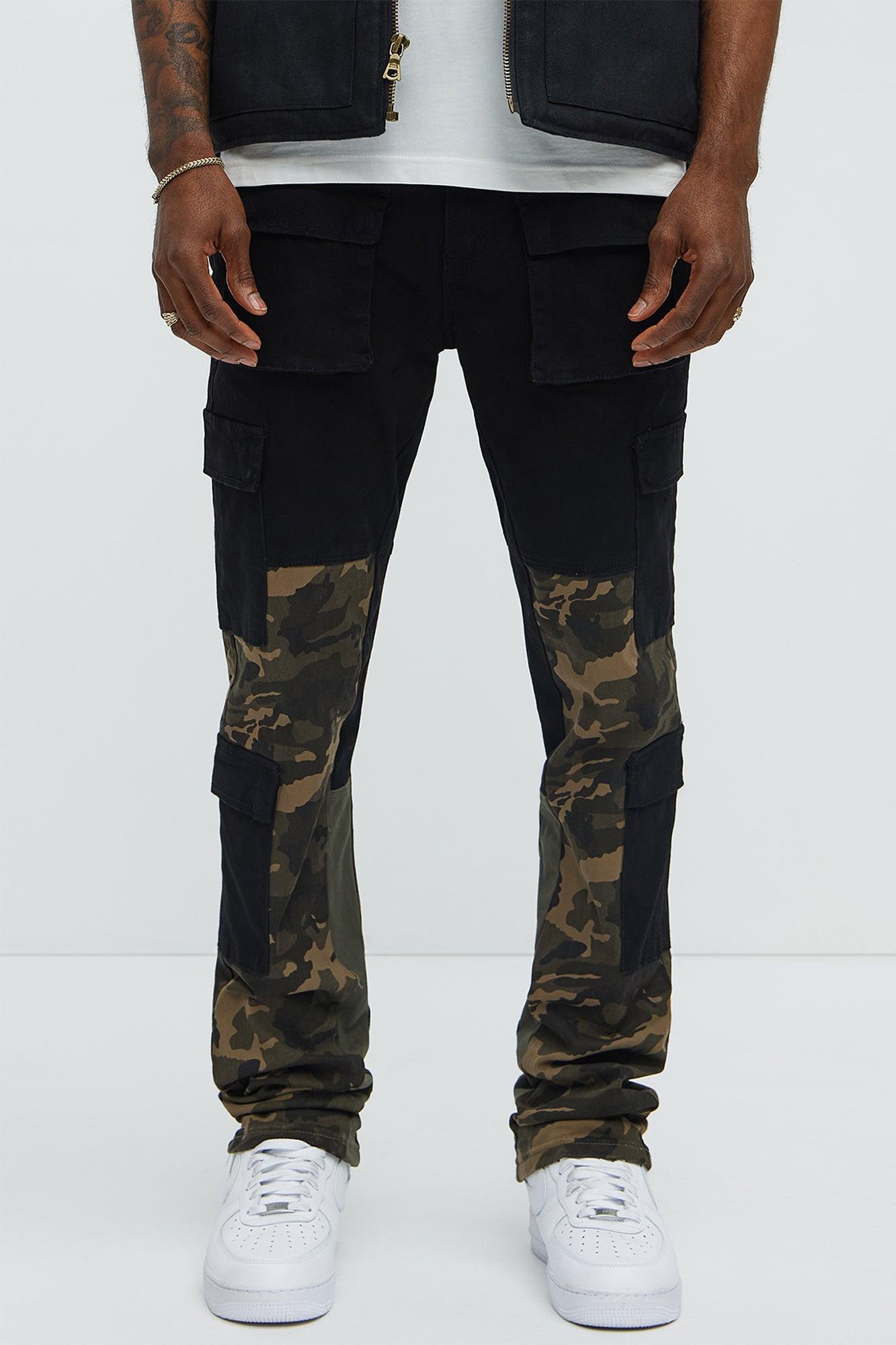 Frontline Colorblock Cargo Pants - Camouflage Product Image
