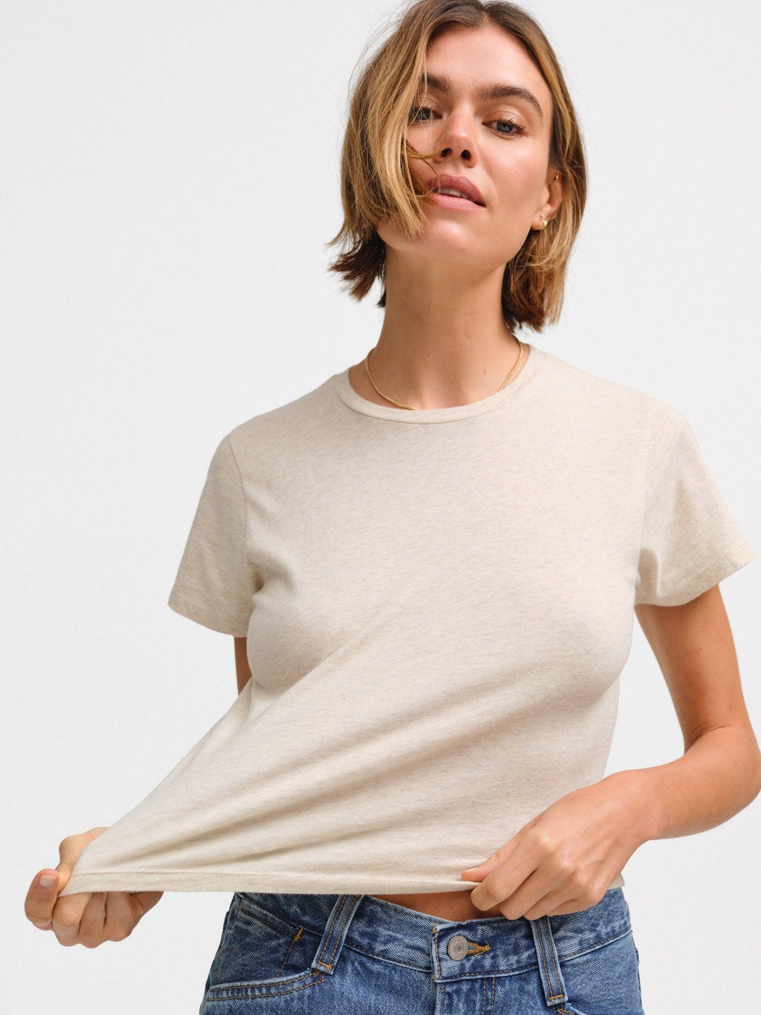 Organic Cotton Shrunken Tee Female Product Image