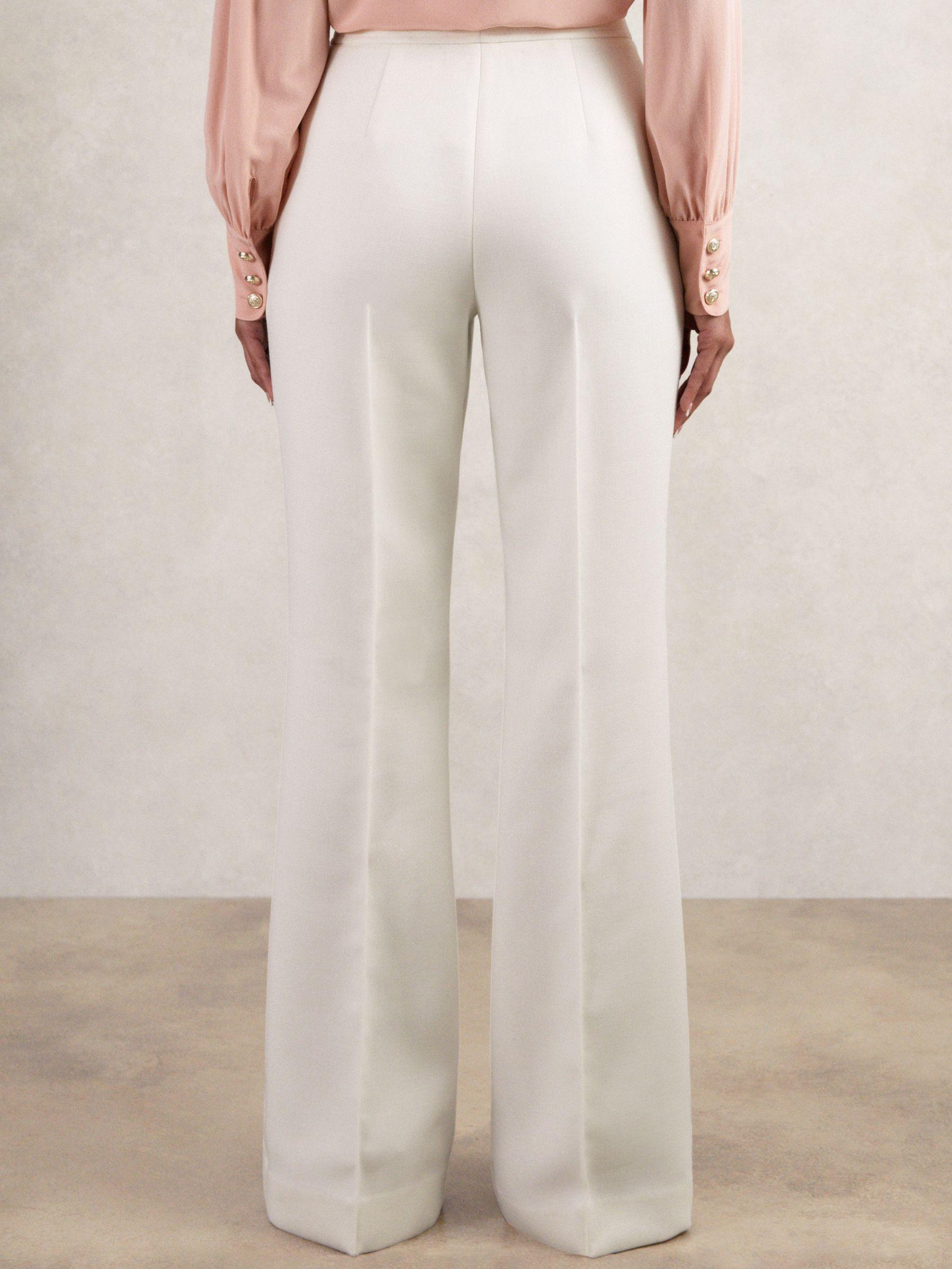 Petite Cotton Craft-Stitch Shirred Midi Dress in Khaki Product Image