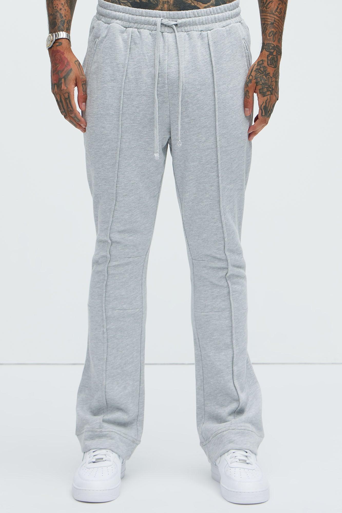 Ian Skinny Flare Sweatpants - Heather Grey Product Image