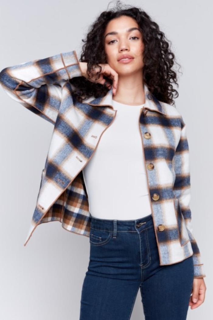 Reversible Plaid Jacket Product Image