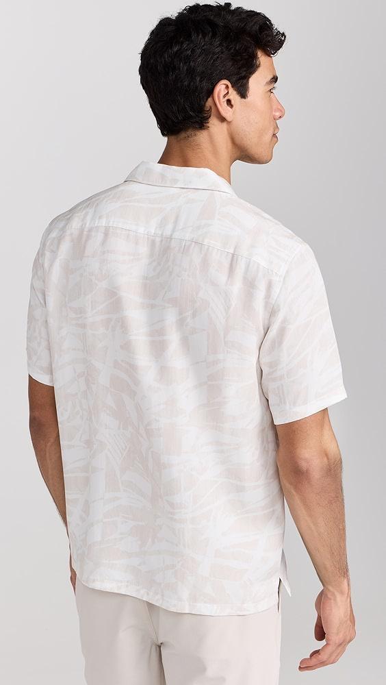 Theory Irving Printed Linen Shirt | Shopbop Product Image