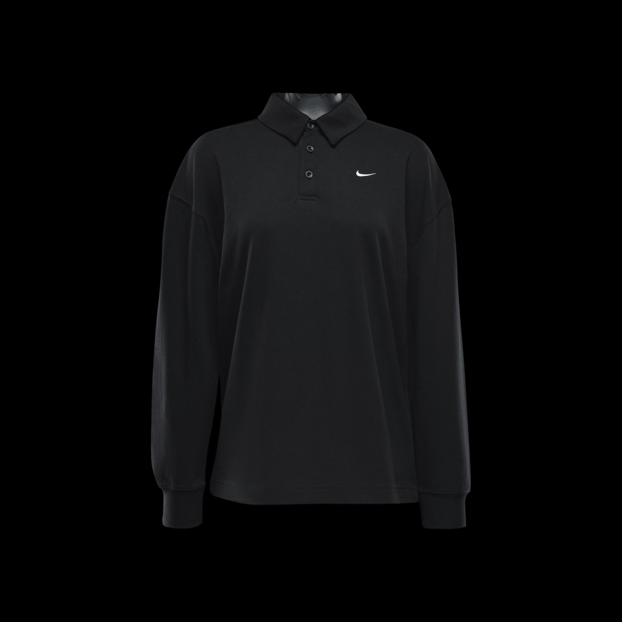 Women's Nike Sportswear Essential Oversized Long-Sleeve Polo Product Image