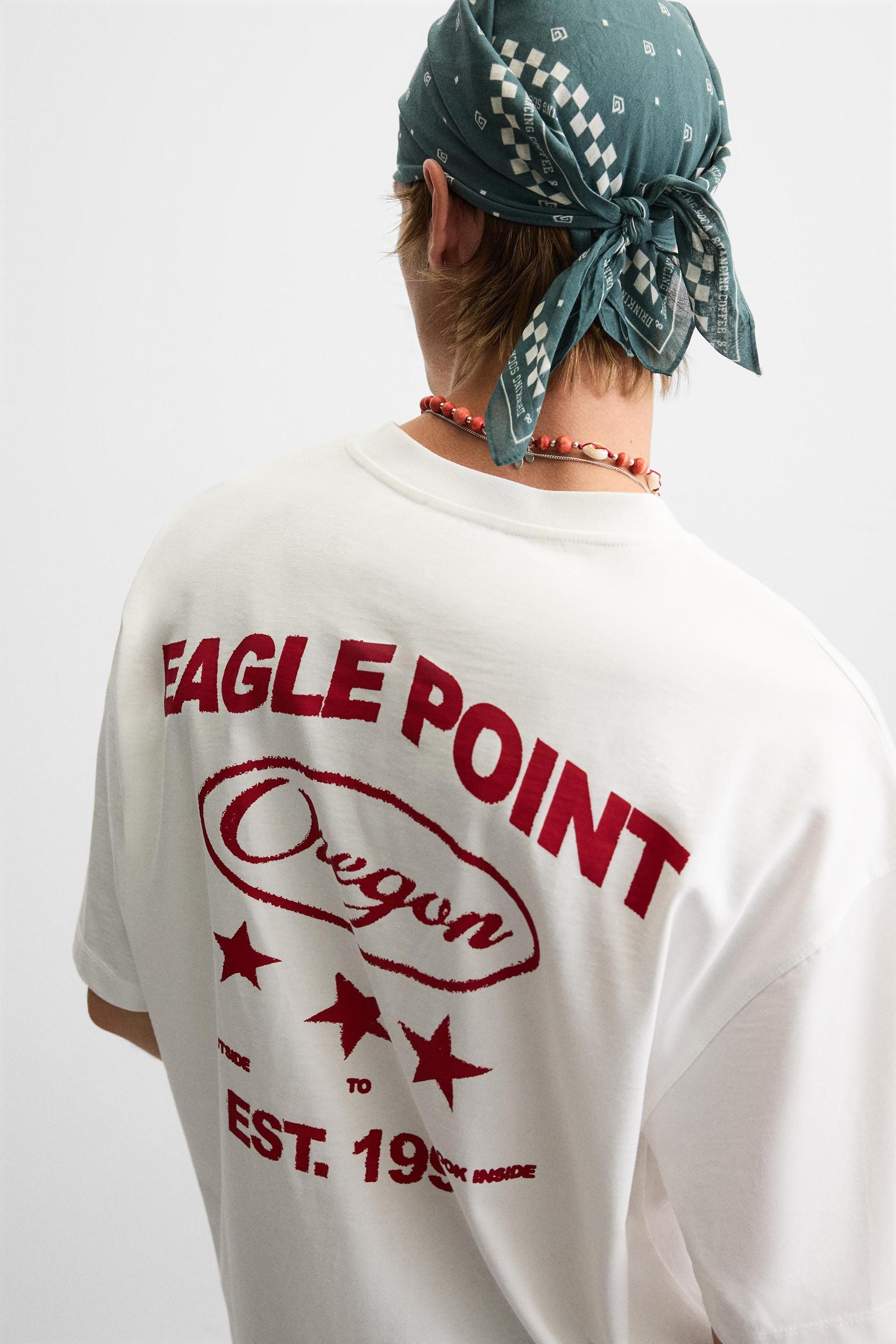 WASHED PRINT T-SHIRT Product Image