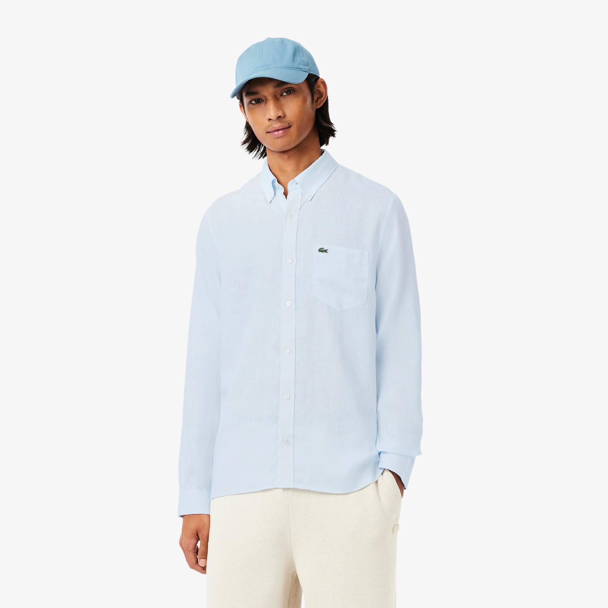 Regular Fit Linen Shirt Product Image